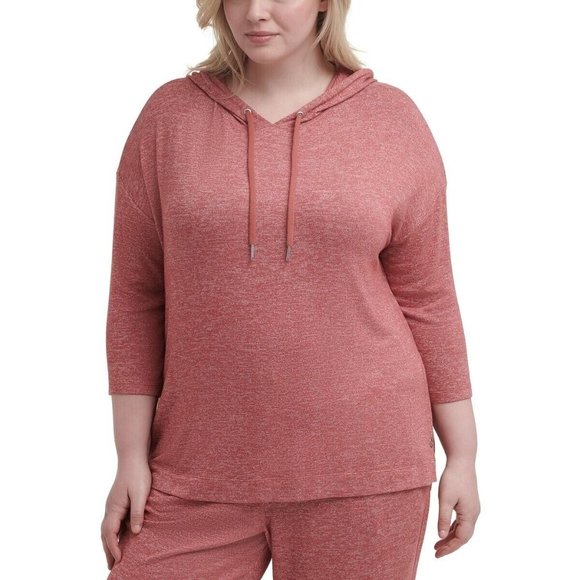 Calvin Klein Performance Plus Cozy Comfy Hoodie Clay Size 3X NWT - Picture 1 of 2